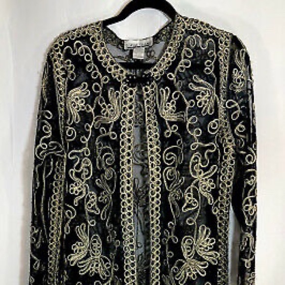 SOPHIE CHANG Black Duster BNWOT - Picture 2 of 9